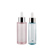 T329 10 20 30 50 70ml empty clear plastic dropper bottle for essential oil custom PETG transparent dropper bottle for serum